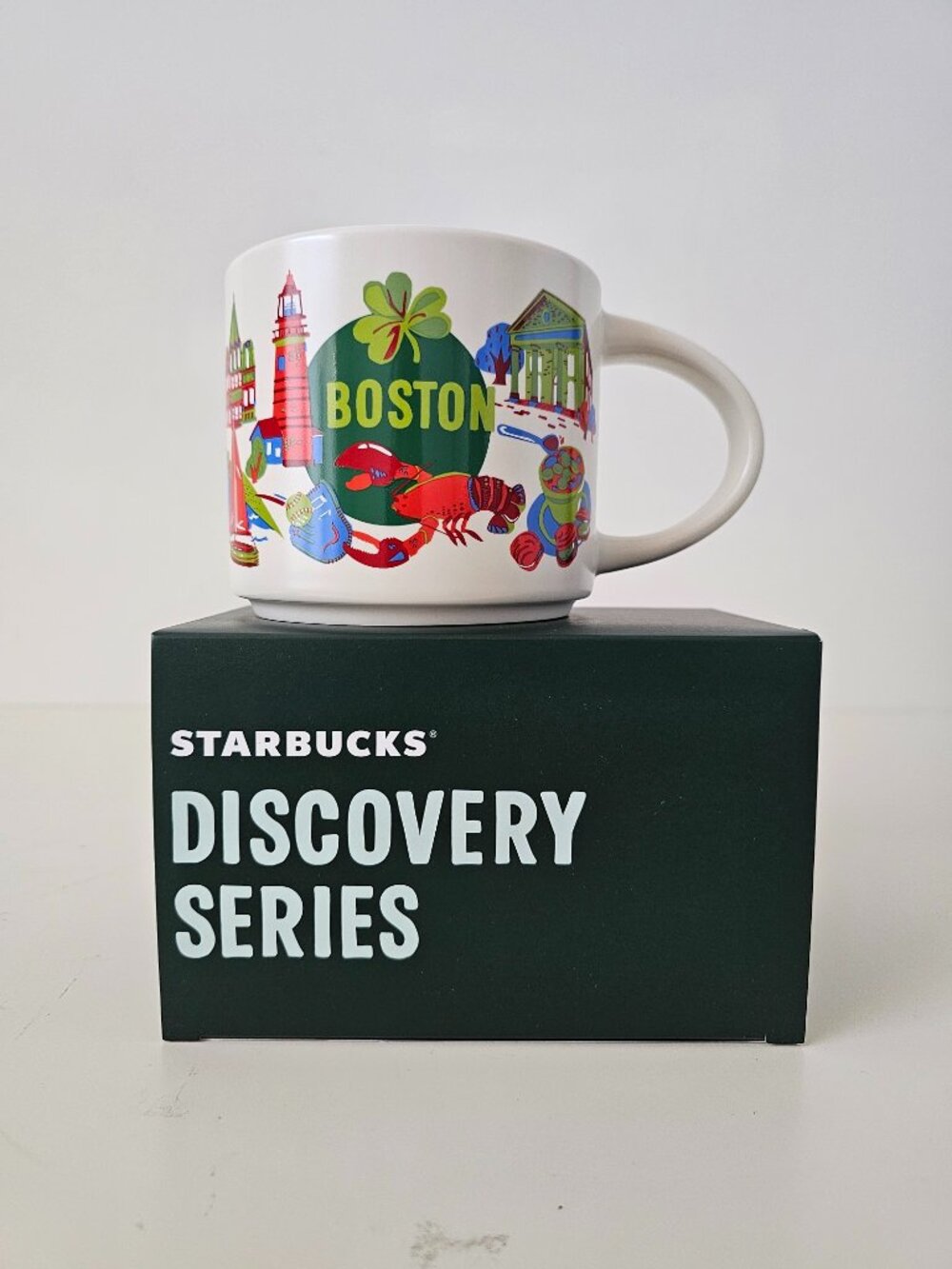 NWT STARBUCKS Boston Discovery Series Coffee Tea Mug Cup 14floz/414ml